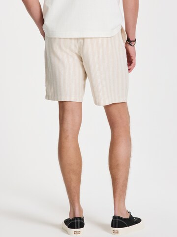 Regular Pantalon chino 'Lewis' Shiwi en beige