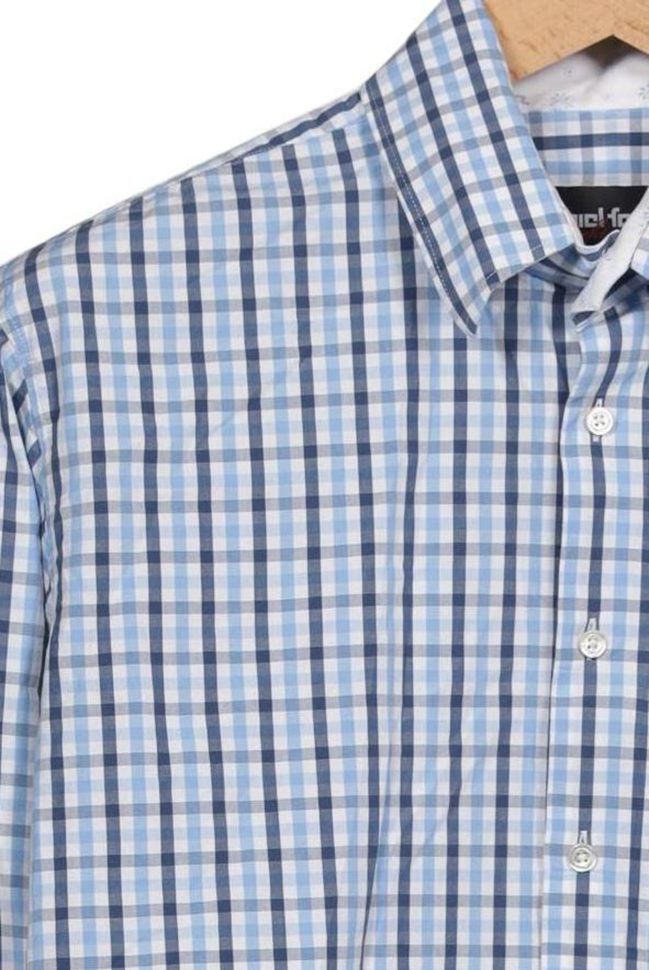 Daniel Fendler Button Up Shirt in XXL in Blue