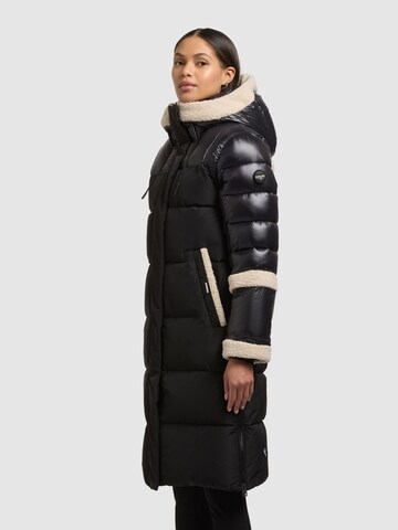 khujo Wintermantel 'Desna2' in Zwart