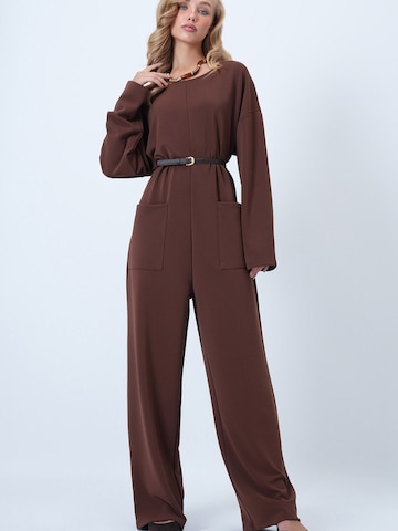 Combinaison Trend Alaçatı Stili en marron