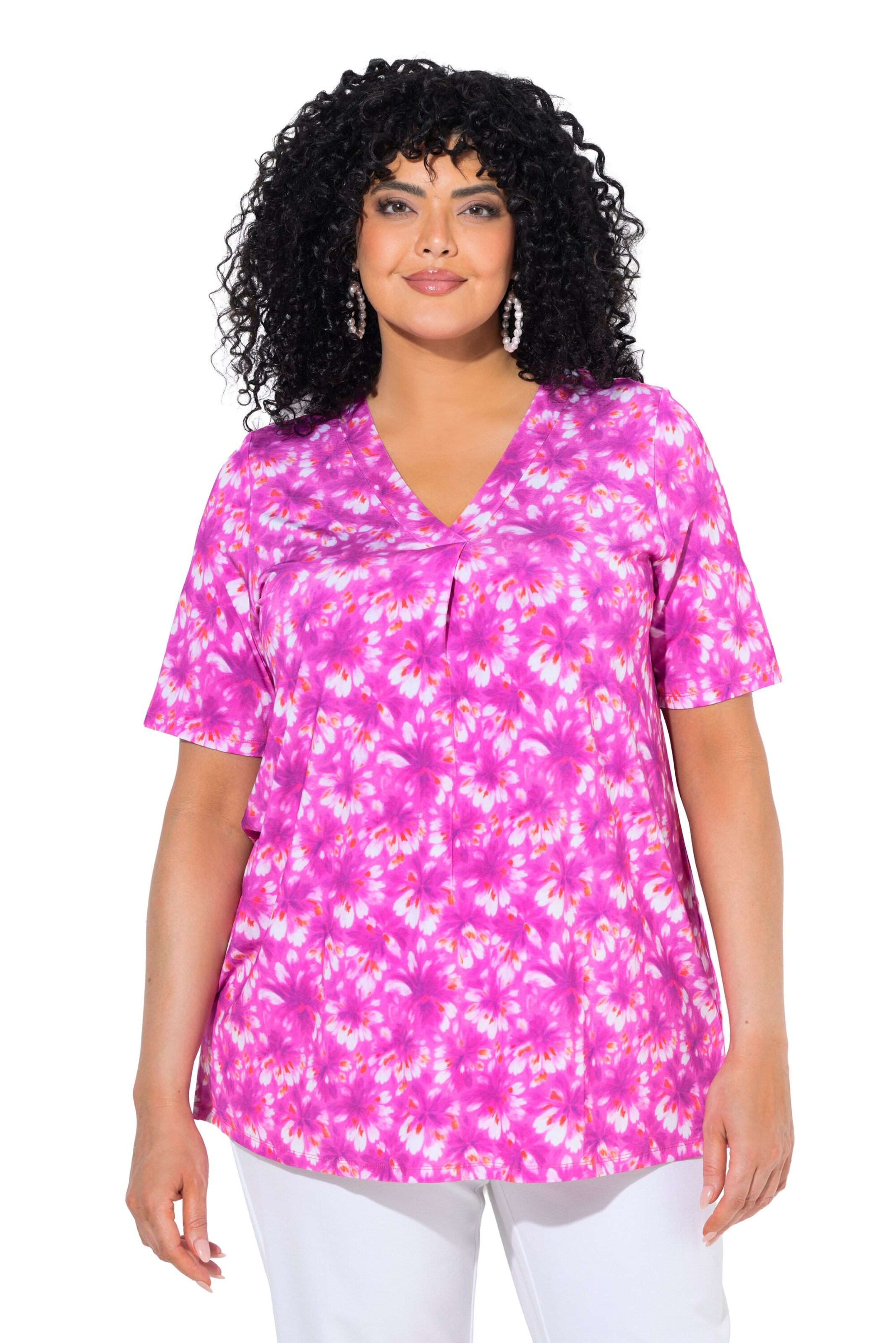 Ulla Popken Shirt in Purple: front