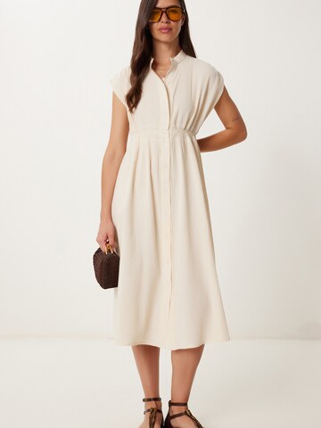 Robe-chemise Happiness İstanbul en beige