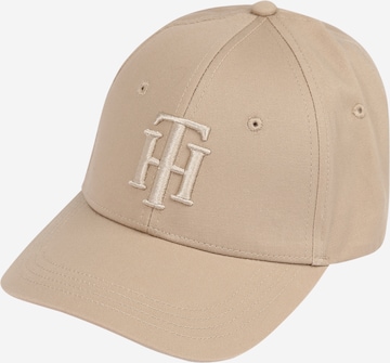 TOMMY HILFIGER Cap in Beige: front