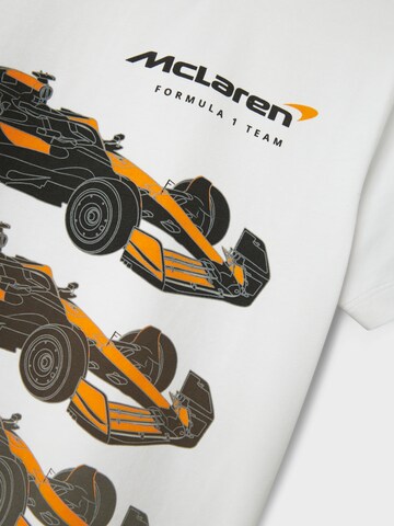 NAME IT Shirt 'NKMDENVER MCLAREN' in White