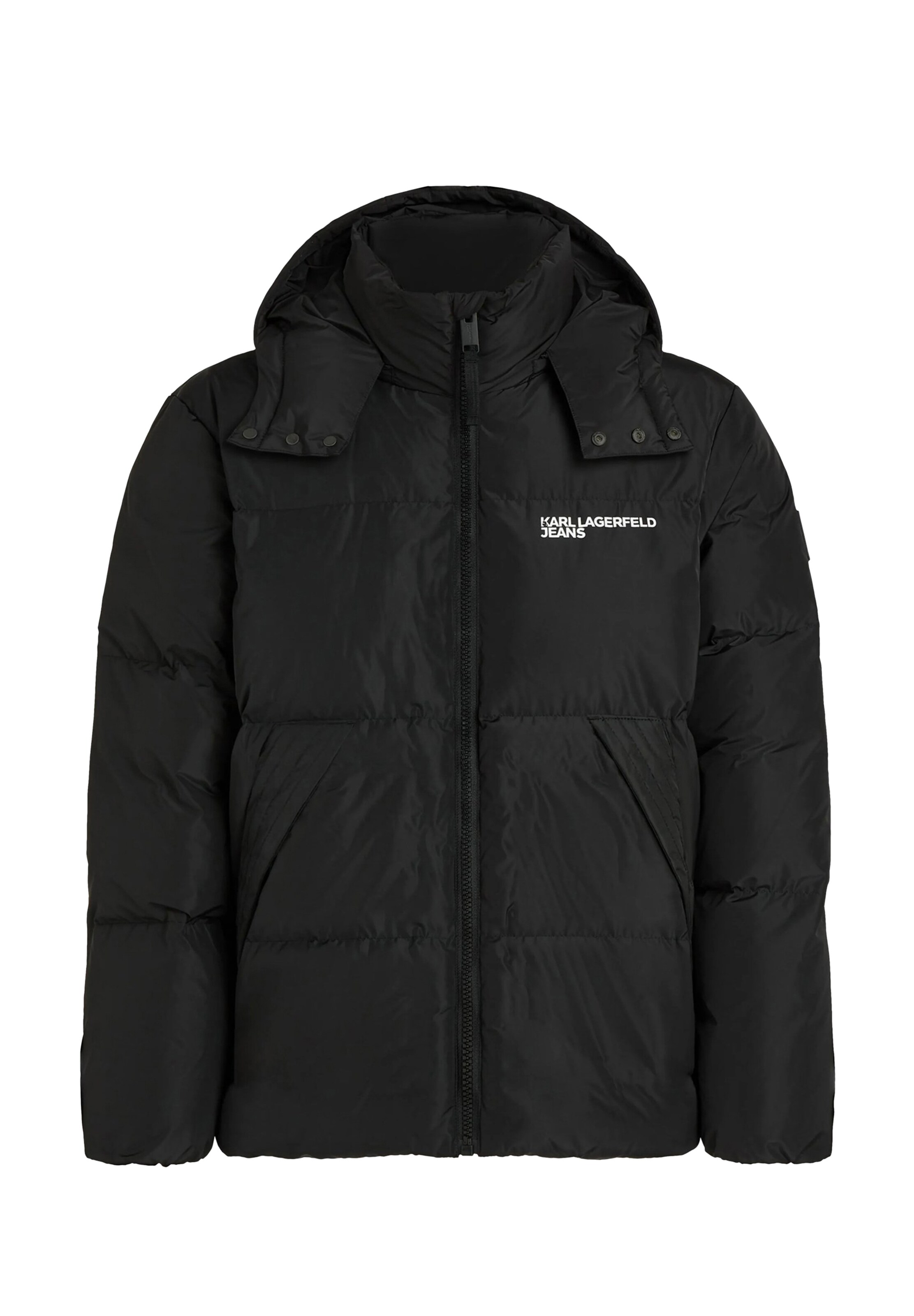 KARL LAGERFELD JEANS - Chaqueta de invierno en negro: frente