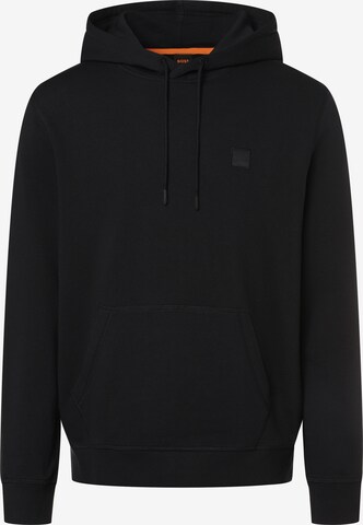 BOSS Sweatshirt 'Wetalk' in Black: front