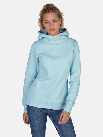 salzhaut Sweatshirt 'Visit' in Blauw: voorkant