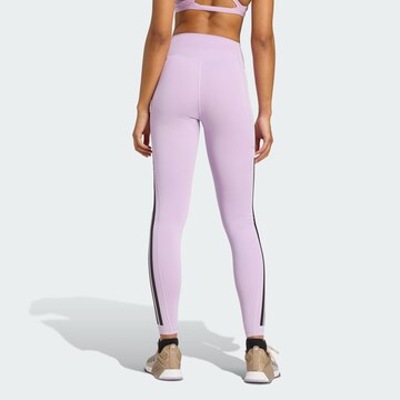 ADIDAS PERFORMANCE Skinny Παντελόνι φόρμας 'Optime' σε λιλά