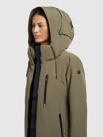 khujo Winter Coat 'LOFI3' in Green