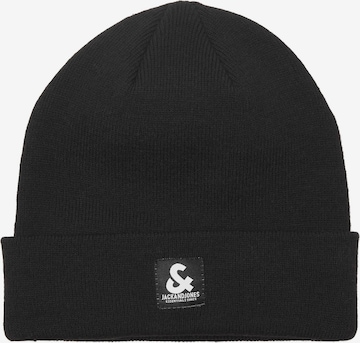 JACK & JONES - Gorra 'Back To School' en negro: frente