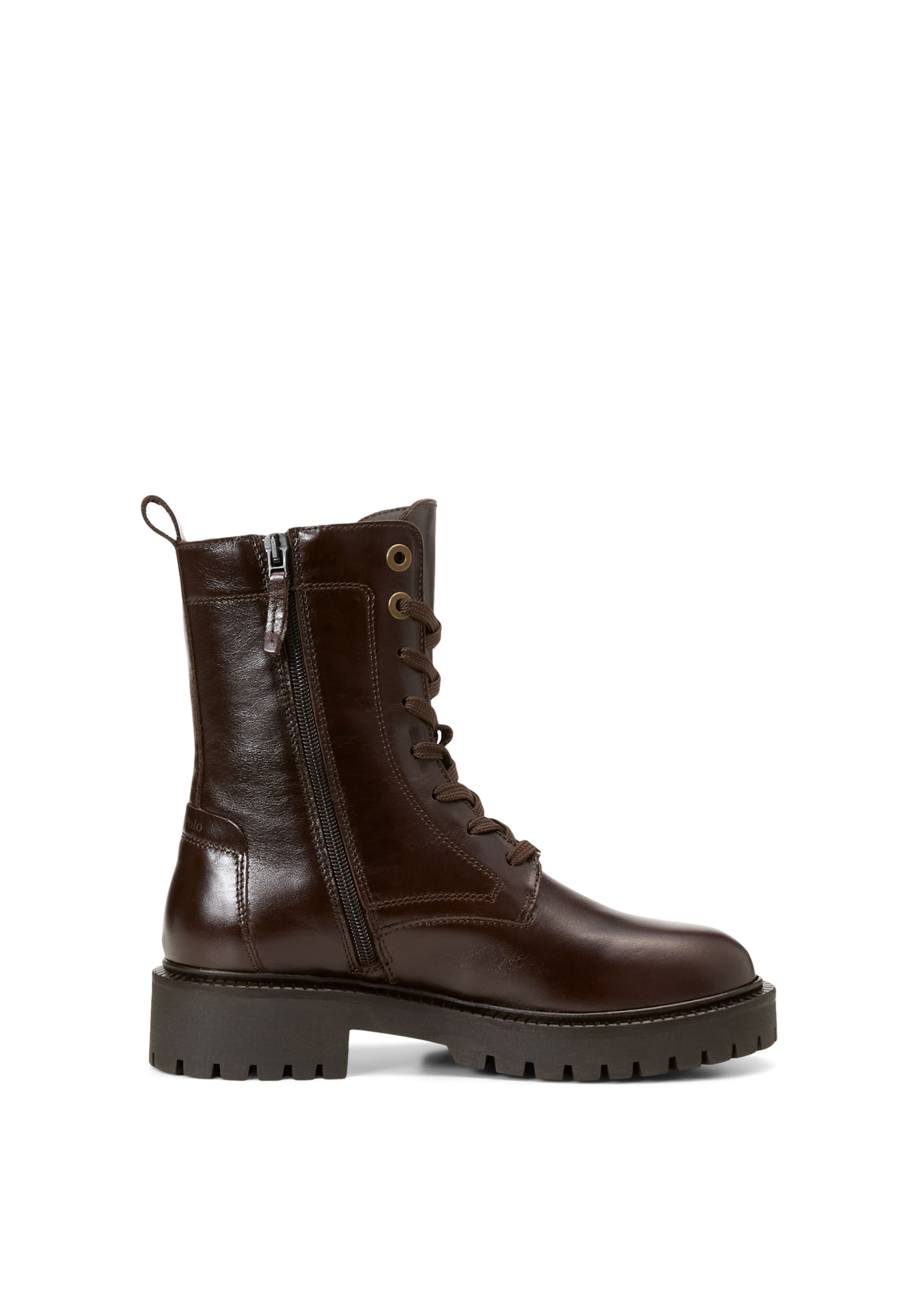 Marc O'Polo Schnürstiefelette in Braun