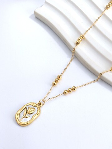 BS Schmuckdesign Necklace 'Floréa' in White