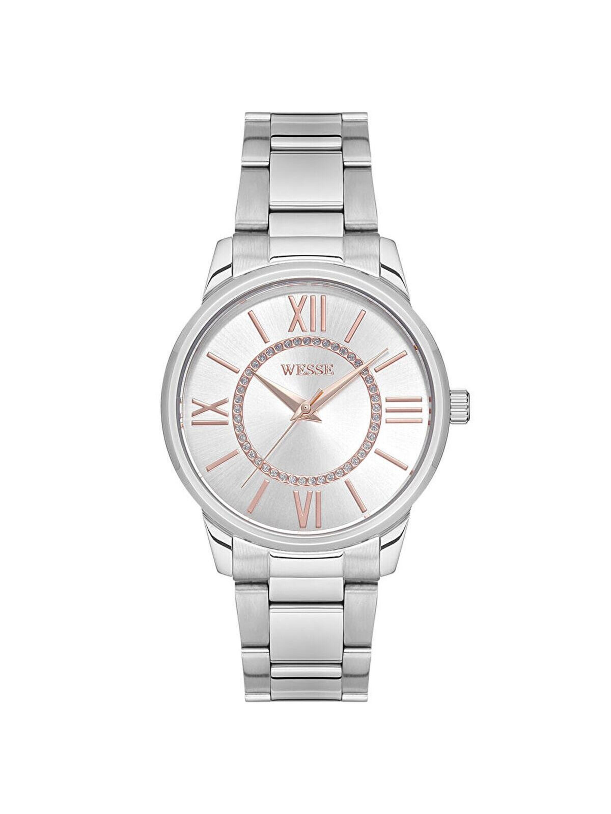 WESSE - Reloj analógico 'WWL107202' en plata: frente