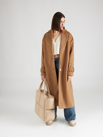 OH APRIL Between-Seasons Coat 'Elia' in Brown: front