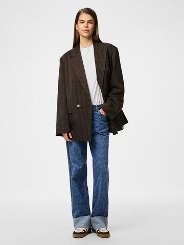 PIECES Blazer 'FALKA' in Braun