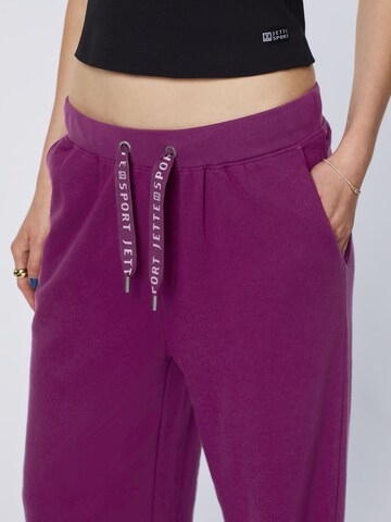 Jette Sport Loose fit Pants in Purple