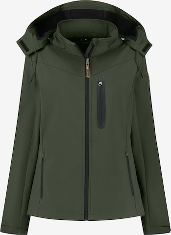 Travelin Winter Jacket 'Hella' in Green: front