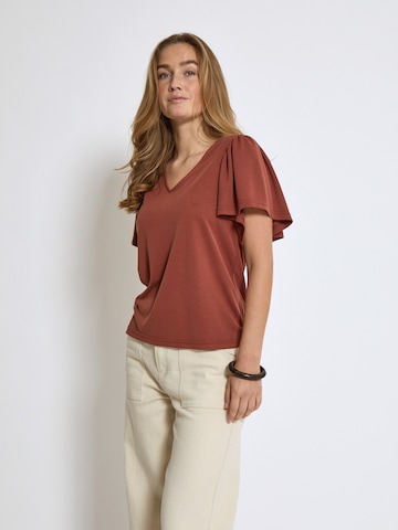 Maglietta 'Rianne' di minus in rosso: frontale