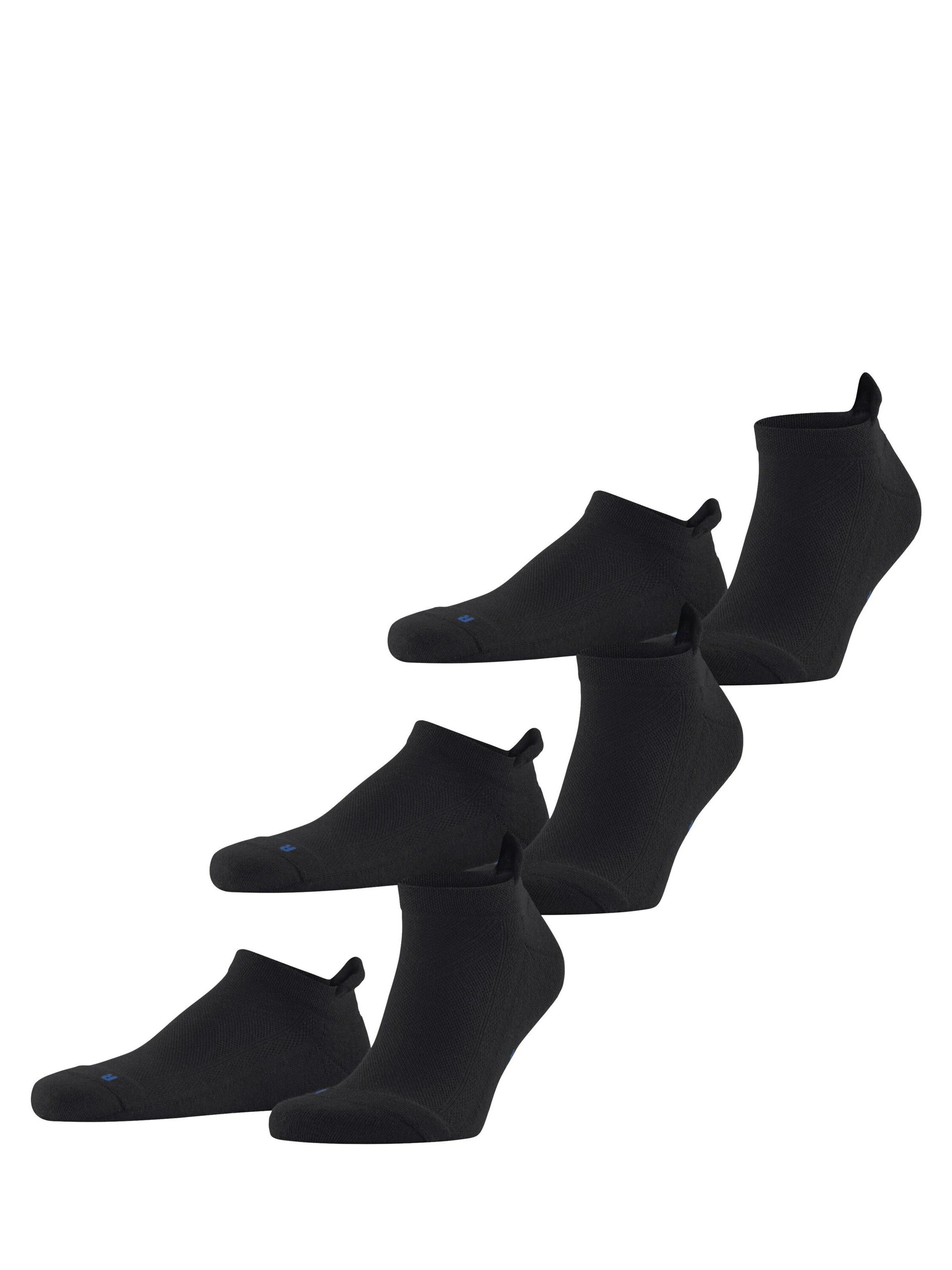 FALKE Socken 'Cool Kick 3-Pack'‌‌‌‌‌‌‌‌‌‌ in Schwarz: Vorderseite