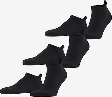 FALKE Socken 'Cool Kick 3-Pack' in Schwarz: Vorderseite