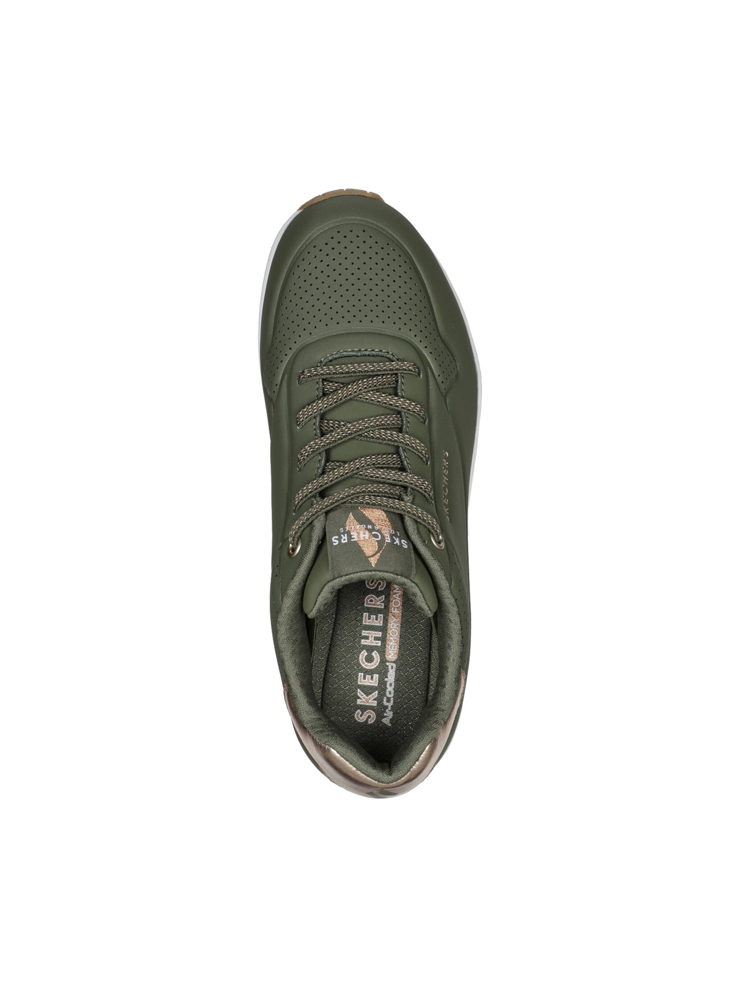 SKECHERS - Calzado deportivo con cordones en verde