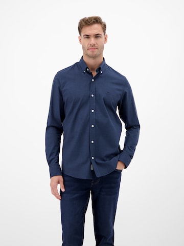 Coupe regular Chemise LERROS en bleu : devant