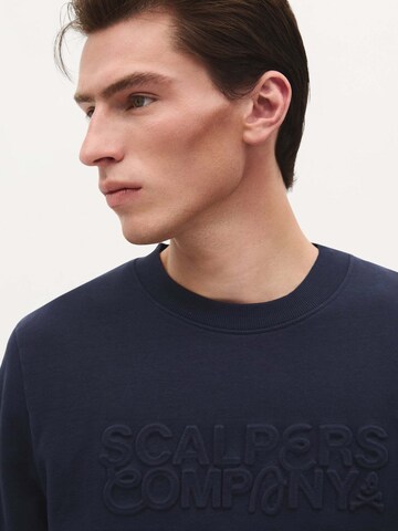 Scalpers Company Emboss Sweater ' ' in Blau