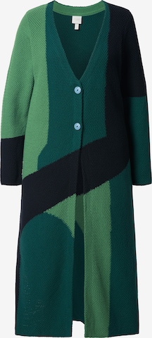 Ulla Popken Gebreid vest in Gemengde kleuren: voorkant