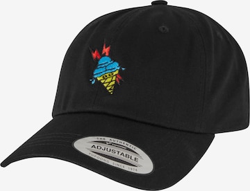 Merchcode Cap in Schwarz: Vorderseite