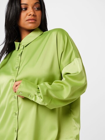 Nasty Gal Plus Blouse in Green