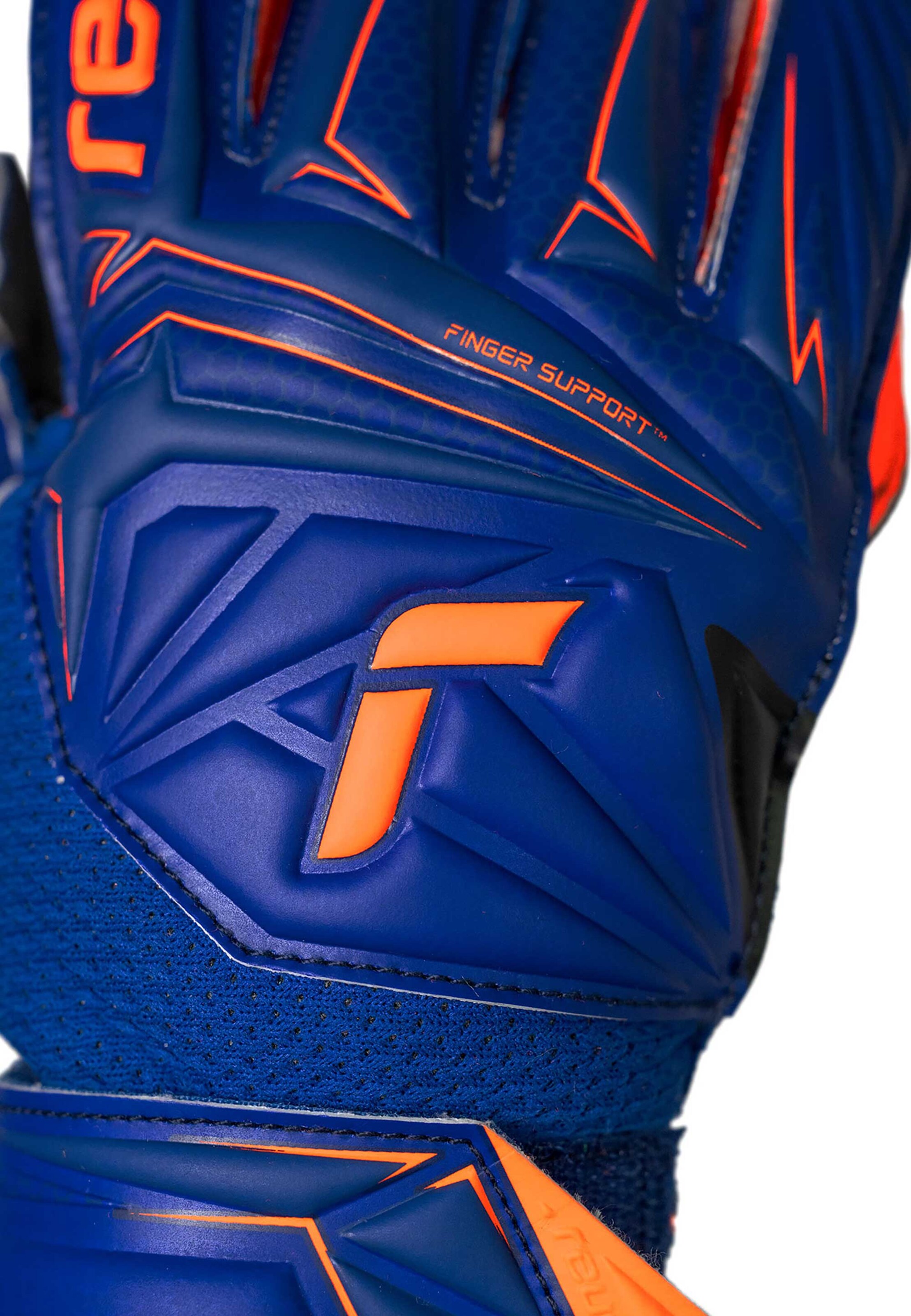 REUSCH Torwarthandschuhe 'Attrakt Infinity Finger Support Junior' in Blau