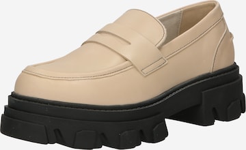 Bianco Classic Flats 'GINNY' in Beige: front