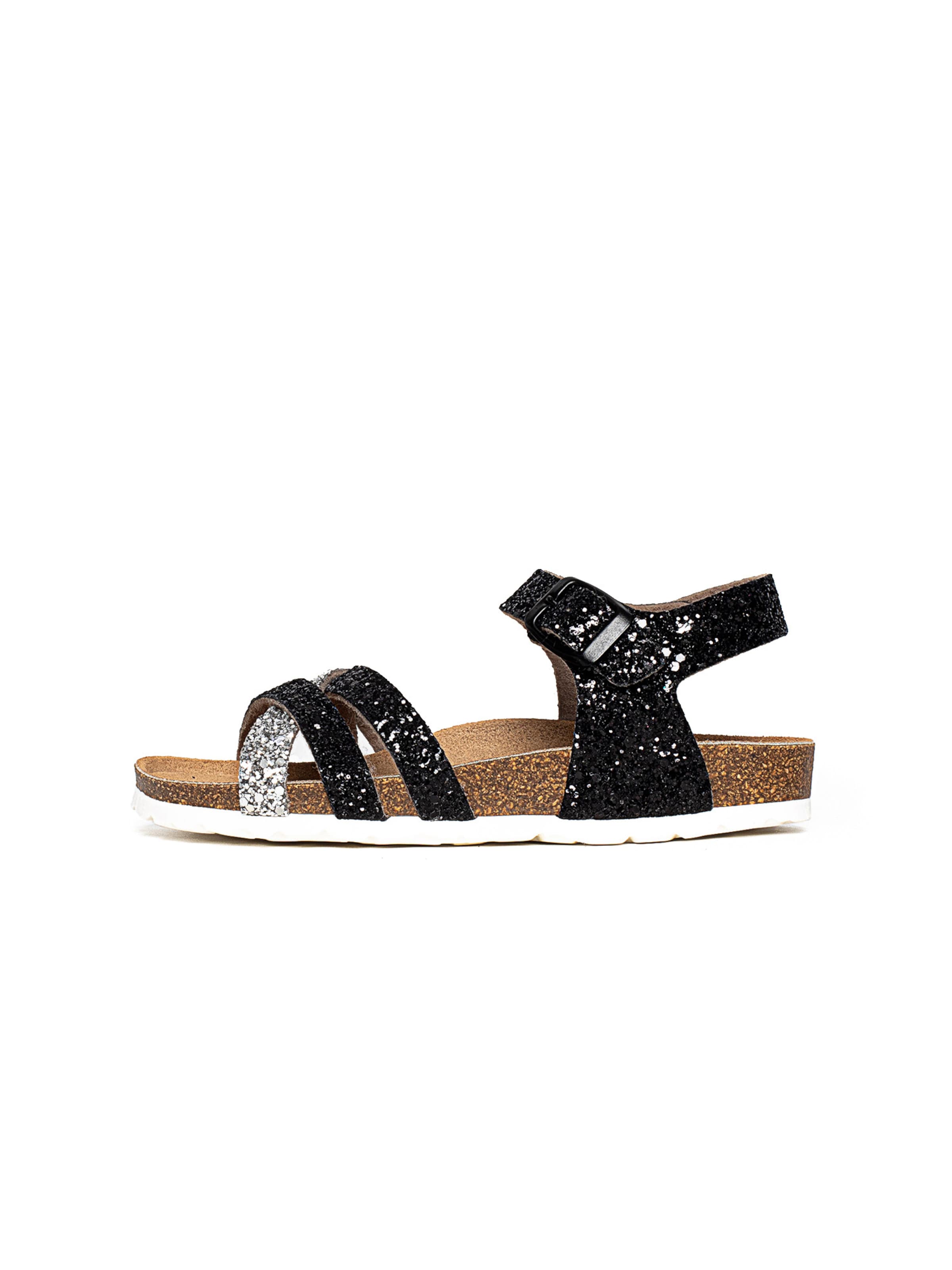 Bayton Sandal 'Hestia' in Black: front