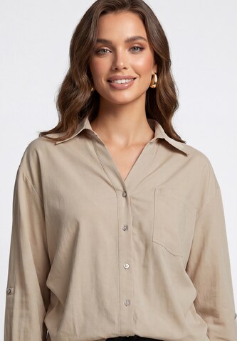 faina - Blusa em bege