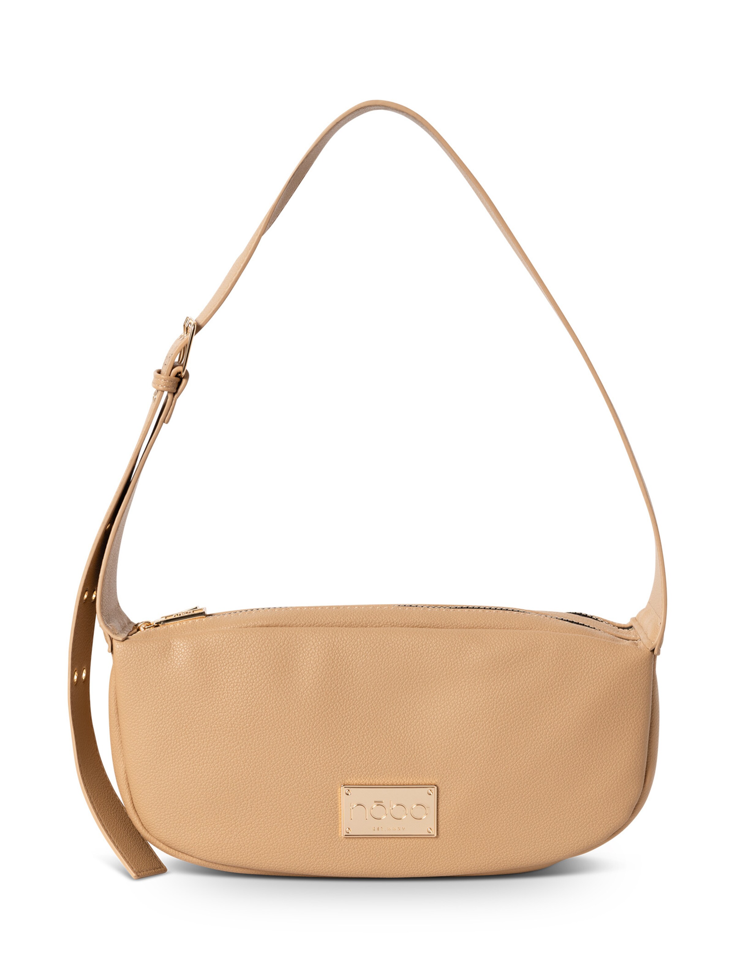 NOBO Schoudertas 'ZEPHYR' in Beige: voorkant