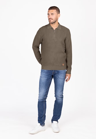 Key Largo Pullover 'Klanfield' i brun