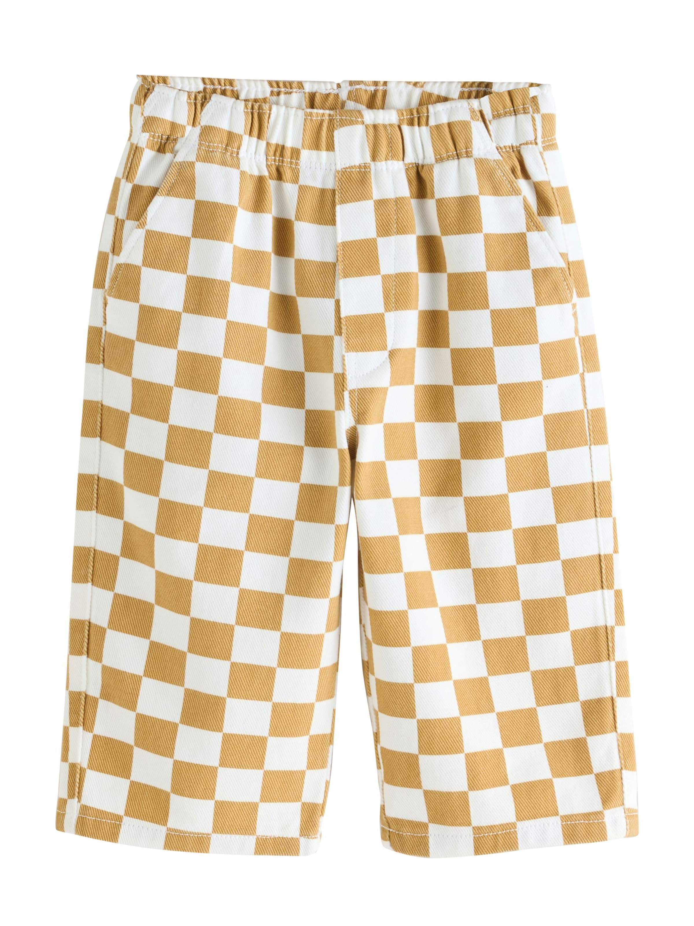 Next Zvonové kalhoty Kalhoty – žlutá: přední strana