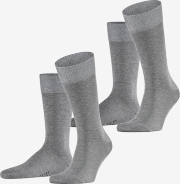 FALKE Socken 'Happy 2-Pack' in Grau: Vorderseite