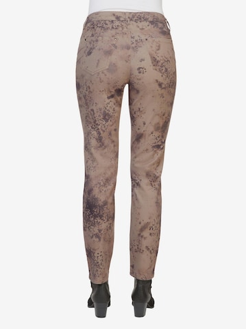 Linea Tesini by heine Normalny krój Jeansy w kolorze beżowy