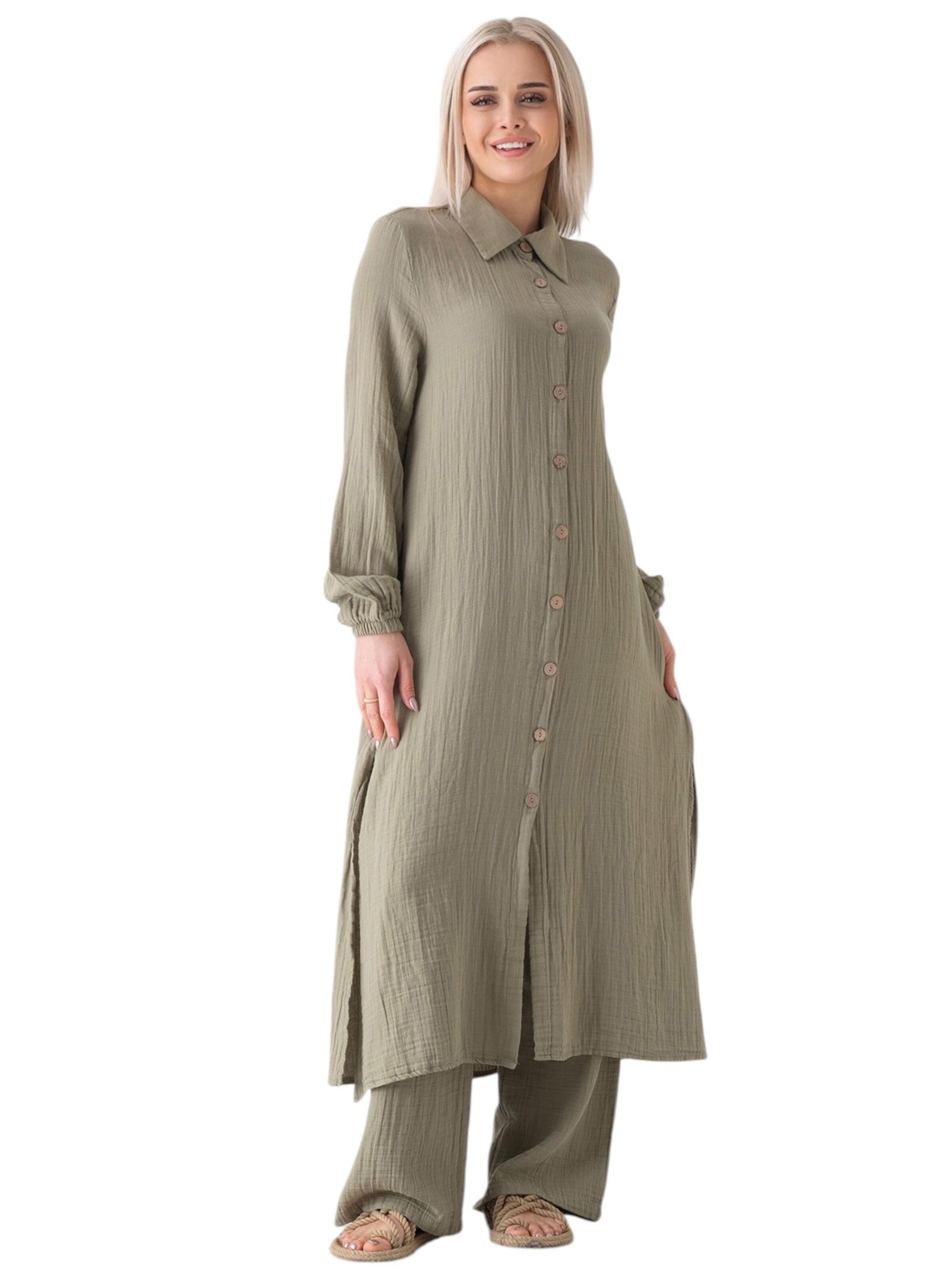 WENOR Blouse 'Nergis' in Groen