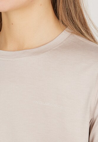 ENDURANCE Performance shirt 'Maje' in Beige