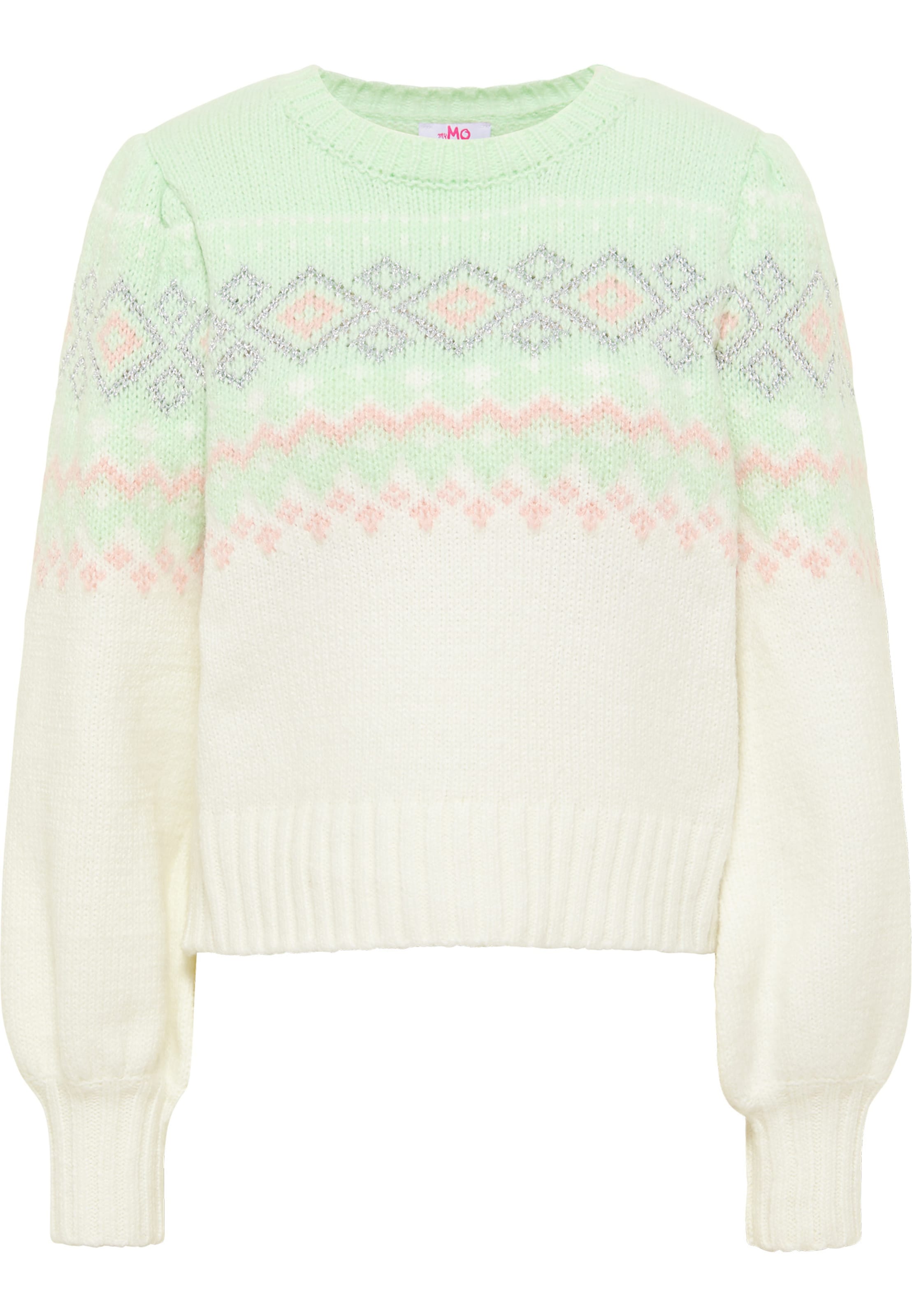 Cardigan swirly en mélange de couleurs : devant
