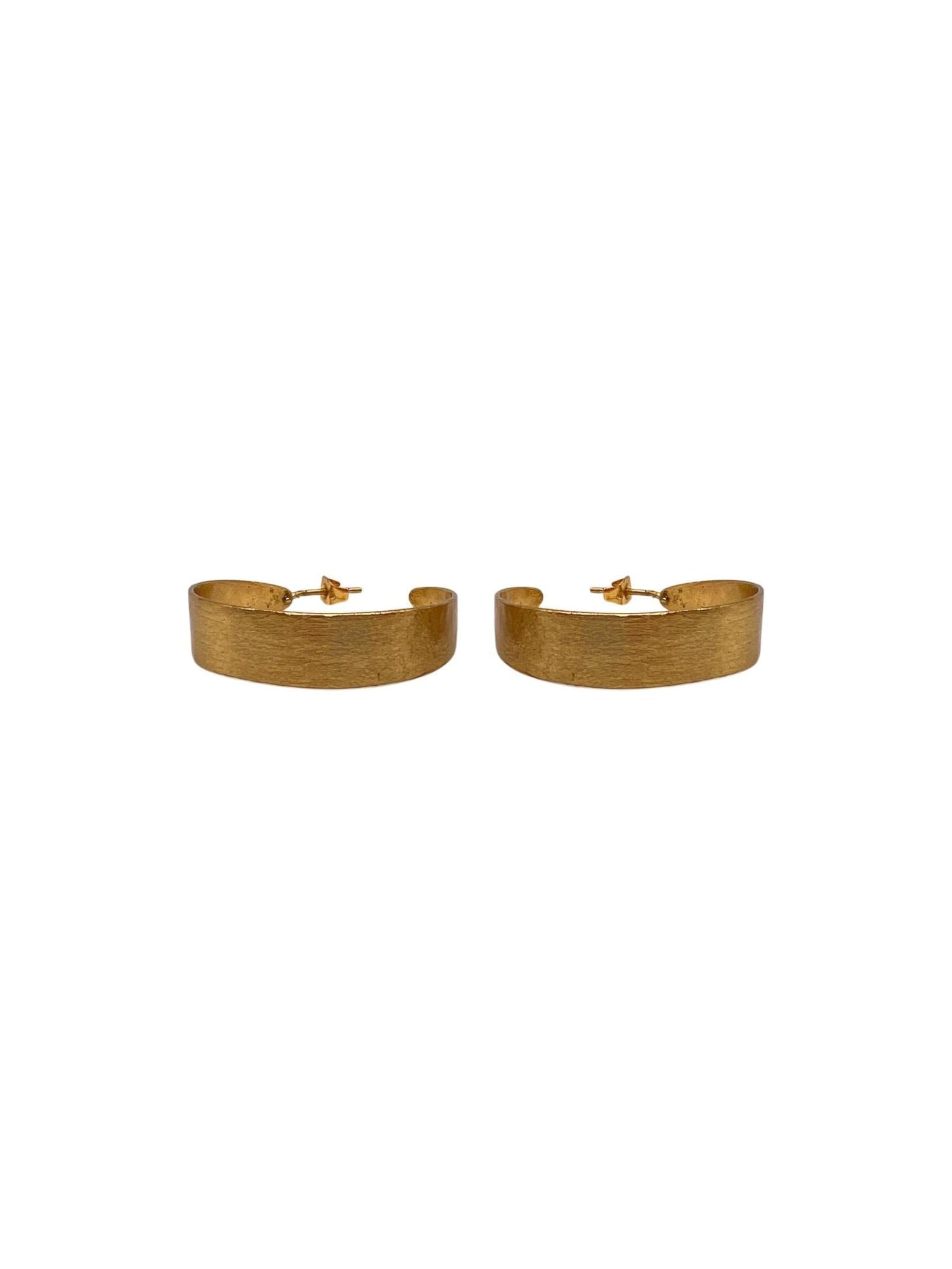 Boucles d'oreilles 'Orlina Hoops' Les Reines en or