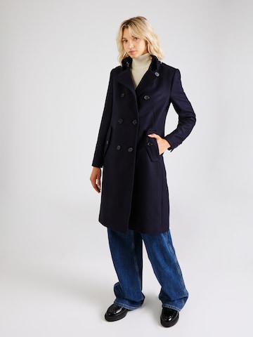 DRYKORN Between-Seasons Coat 'Harleston' in Blue: front