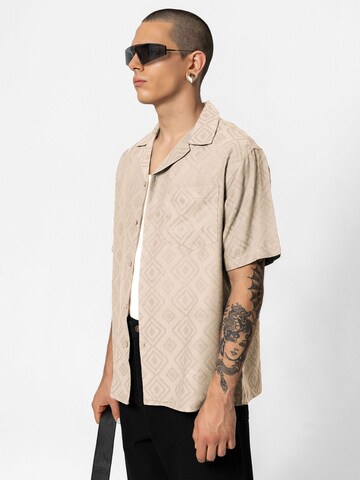 Comfort fit Camicia 'Bellevue' di VAMOS CLO in beige