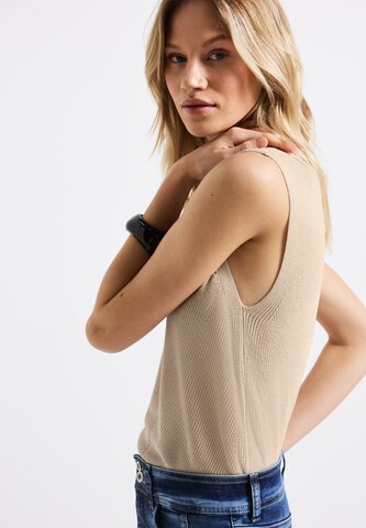 STREET ONE Knitted Top in Beige
