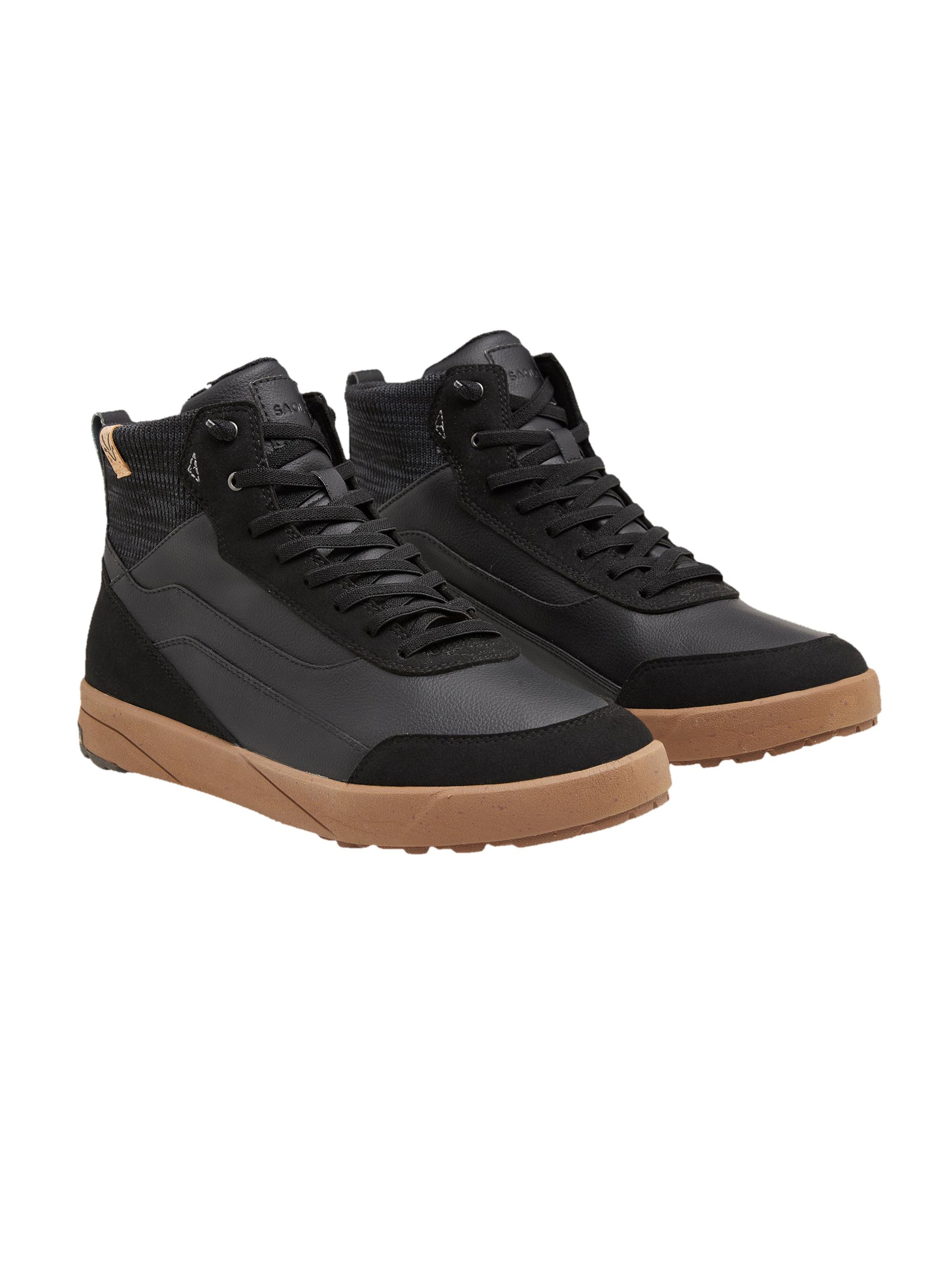 SAOLA Sneaker high 'Quito Mid Waterproof M Black'‌‌‌‌‌‌‌‌ in Schwarz