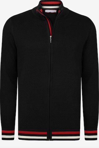 Vestes en maille Felix Hardy en noir : devant