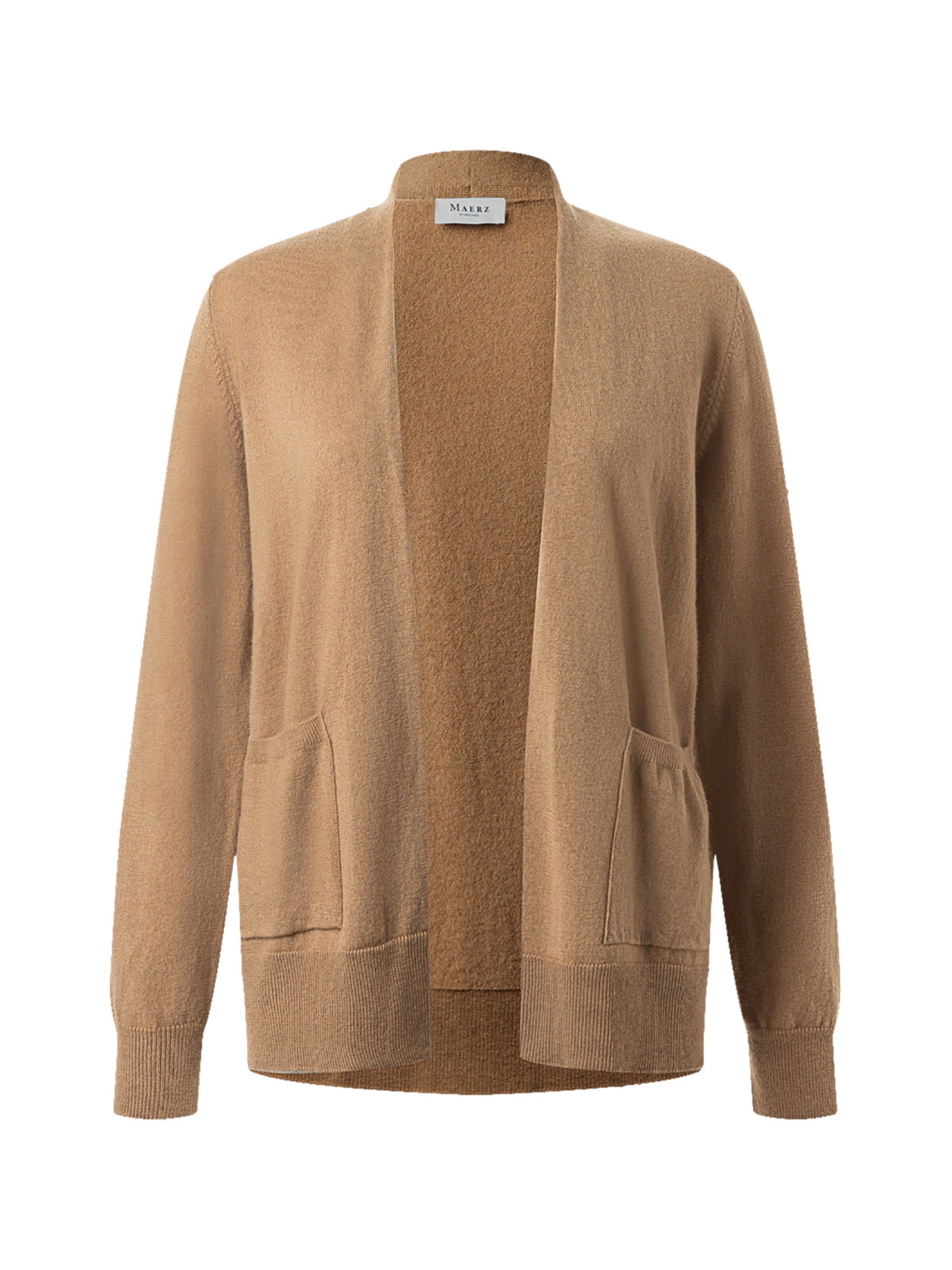 MAERZ Muenchen Gebreid vest in Beige: voorkant