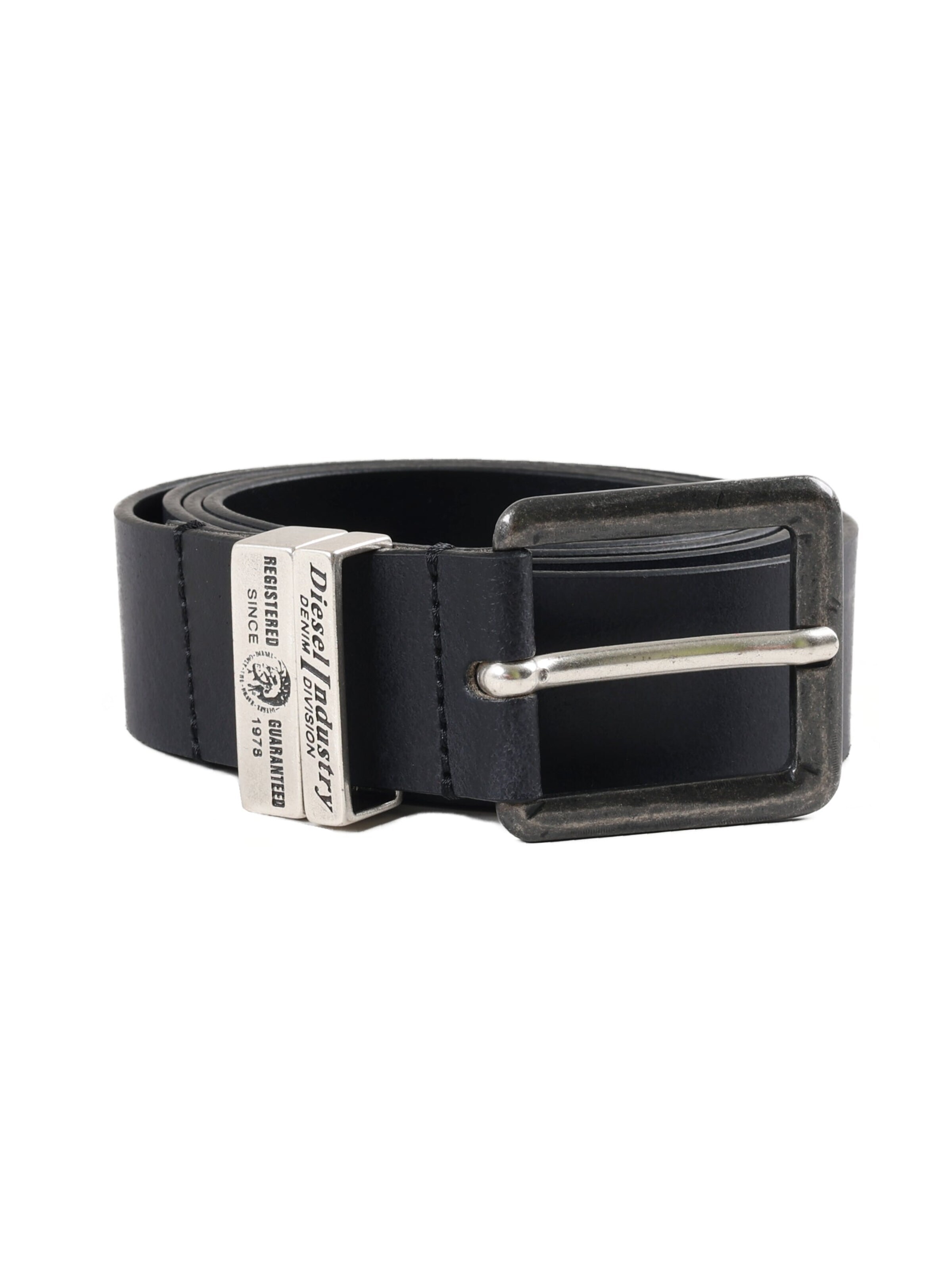 Ceinture 'B-GUARANTEE' DIESEL en noir : devant